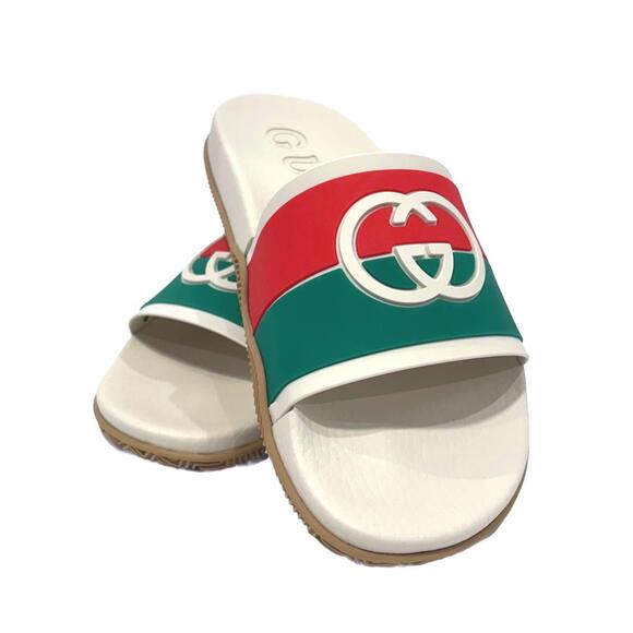 NWT Gucci Color Block Slide Sandals - Stylish Comfort US 10 Euro 40 - Picture 1 of 8